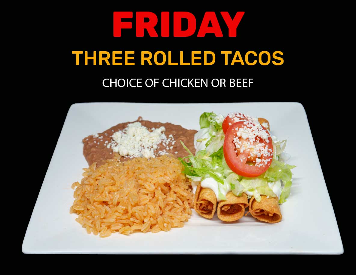 Daily specials for Friday