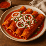 Enchiladas with Red Sauce – A Warm Embrace of Tradition