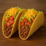 The Bold Simplicity of Two Crunchy Tacos – A Timeless Favorite
